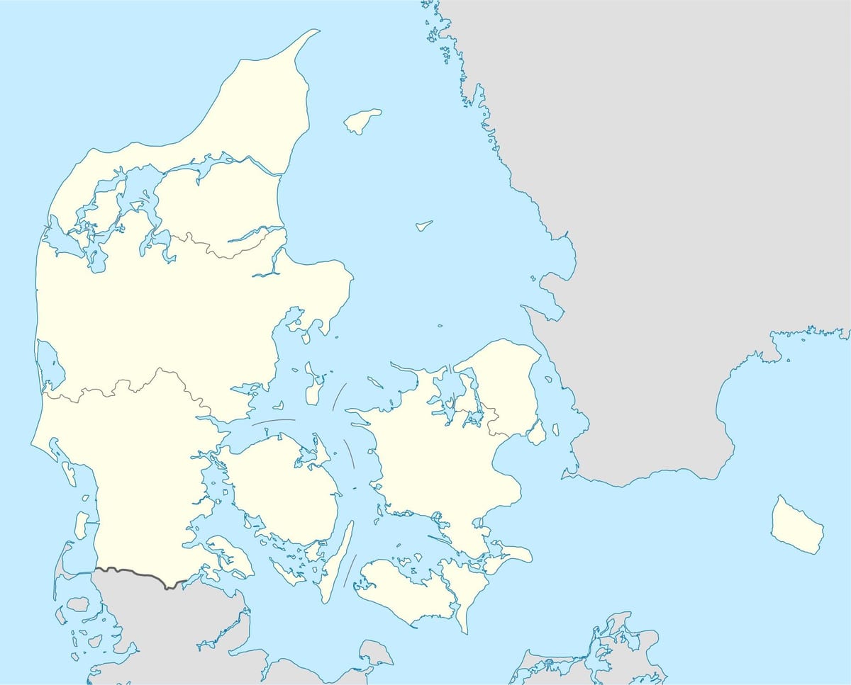 Kartta tanska vektori