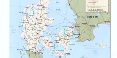 Kartta tanska ocean beach holiday park 