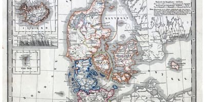 Vanha kartta tanska